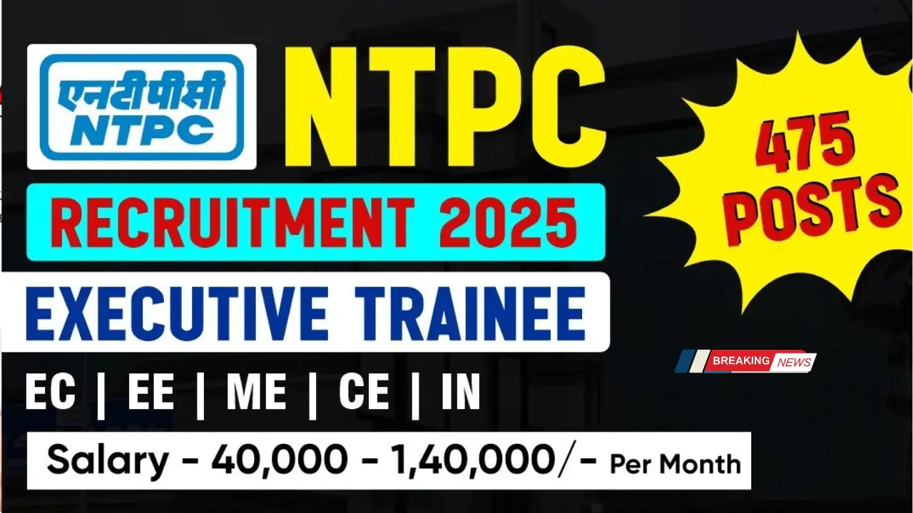 NTPC Limited EET Recruitment 2025